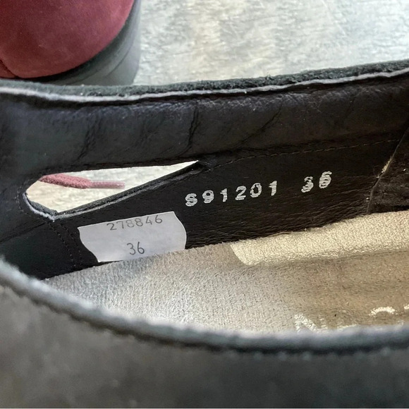 Naot Alisio Colorblock Suede Lace Up Loafer Size 36 - Picture 9 of 10